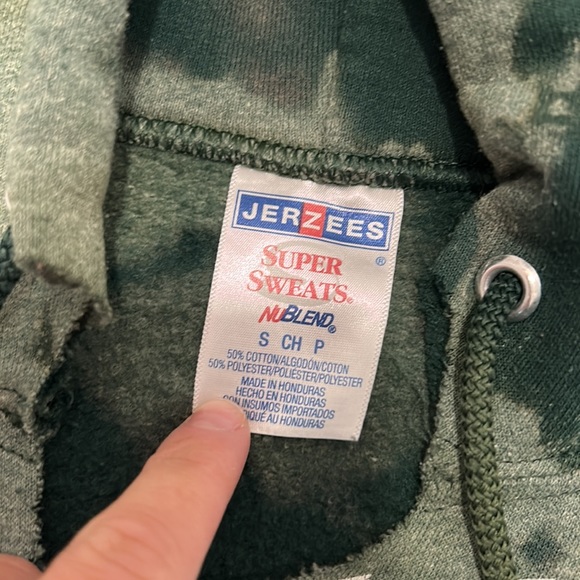 Handmade Bleach Dyed NFL Philadelphia Eagles Sweatshirt - Picture 4 of 4